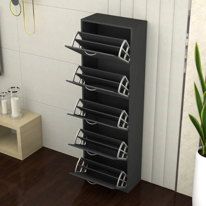 Solace 5 Tier Shoe Rack DarkGray