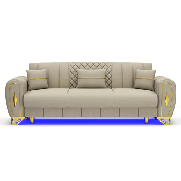 3 Seater Cream