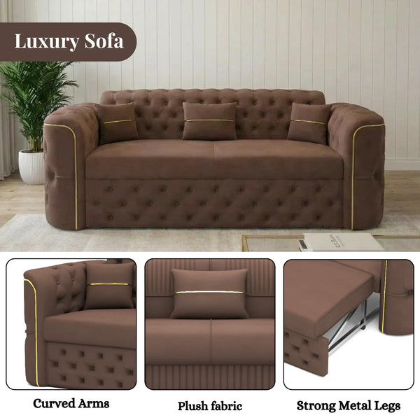 3+2 Seater Brown
