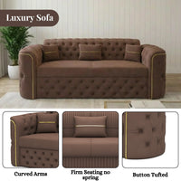 2 Seater Brown