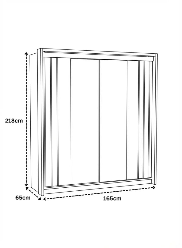 Lincoln-Sliding-Door-Wardrobe DarkGray