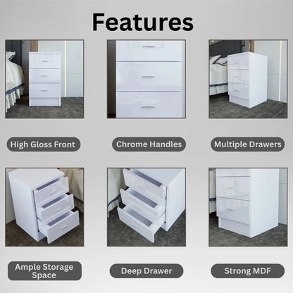 Halo Bedside White