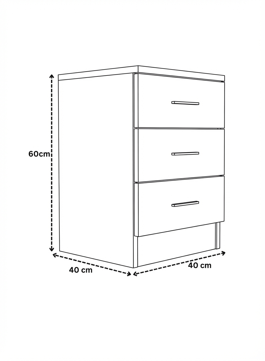 Halo Bedside Black