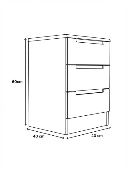Opal Bedside Gray