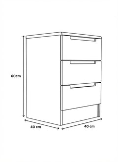 Opal Bedside Black