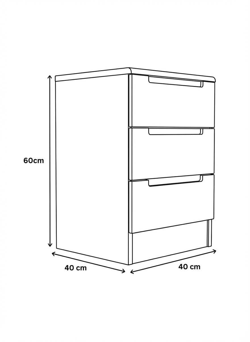 Opal Bedside White
