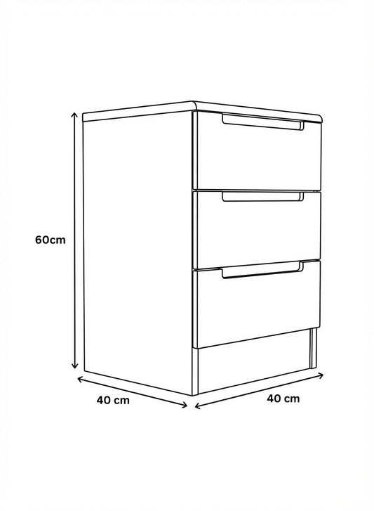 Opal Bedside White