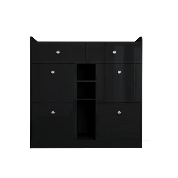 Orlando 4 Tier Shoe Rack Black